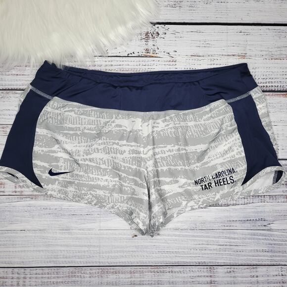 Nike DRI-FIT North Carolina Tarheels Volleyball Shorts Grey and White | XL - Picture 1 of 9